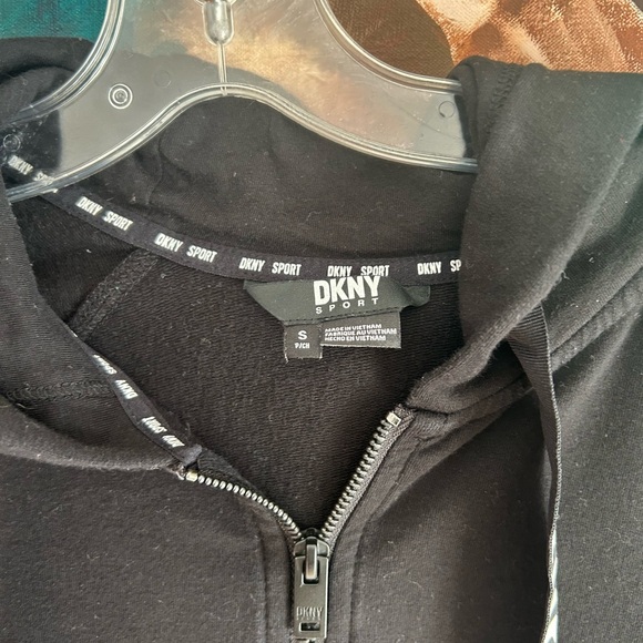 DKNY Sport Black Sport Zip-Up Hoodie - Picture 3 of 10
